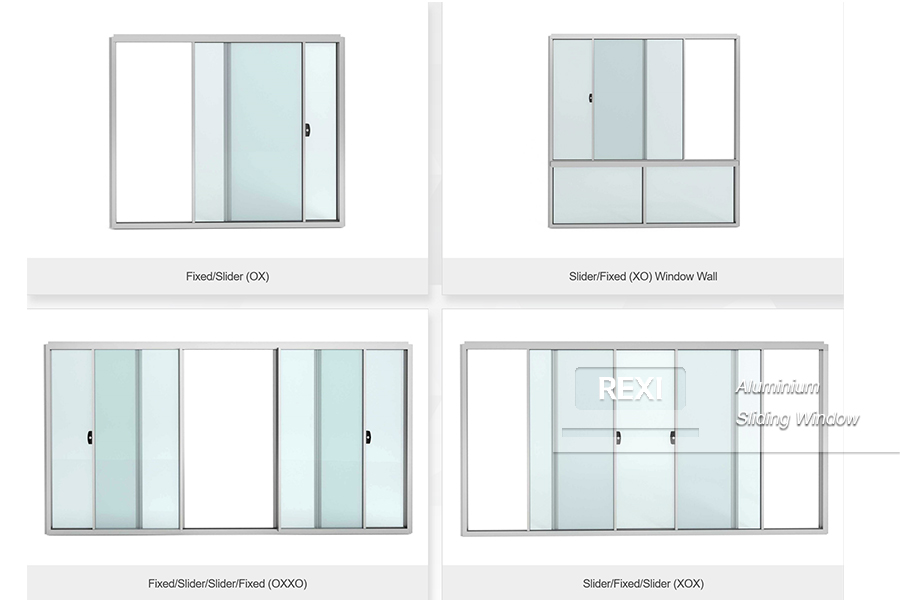 Aluminium Sliding Windows T2