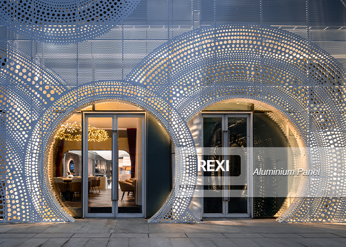 Aluminium perforated panel