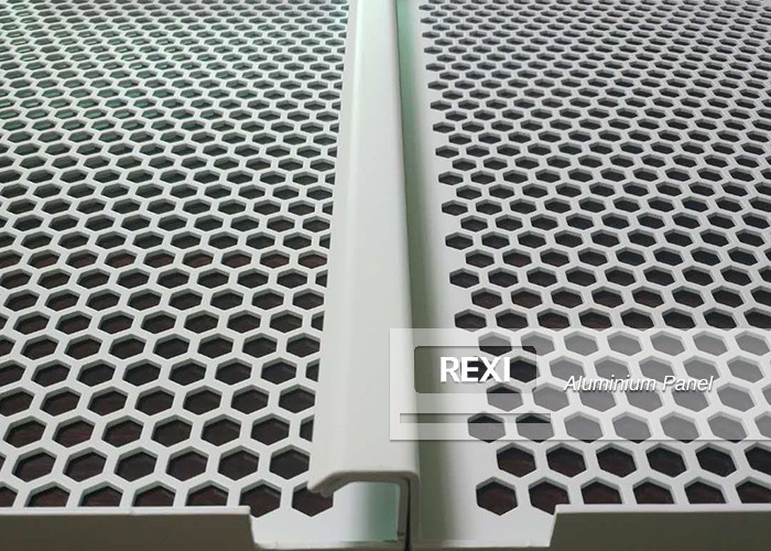 Aluminum perforated panel